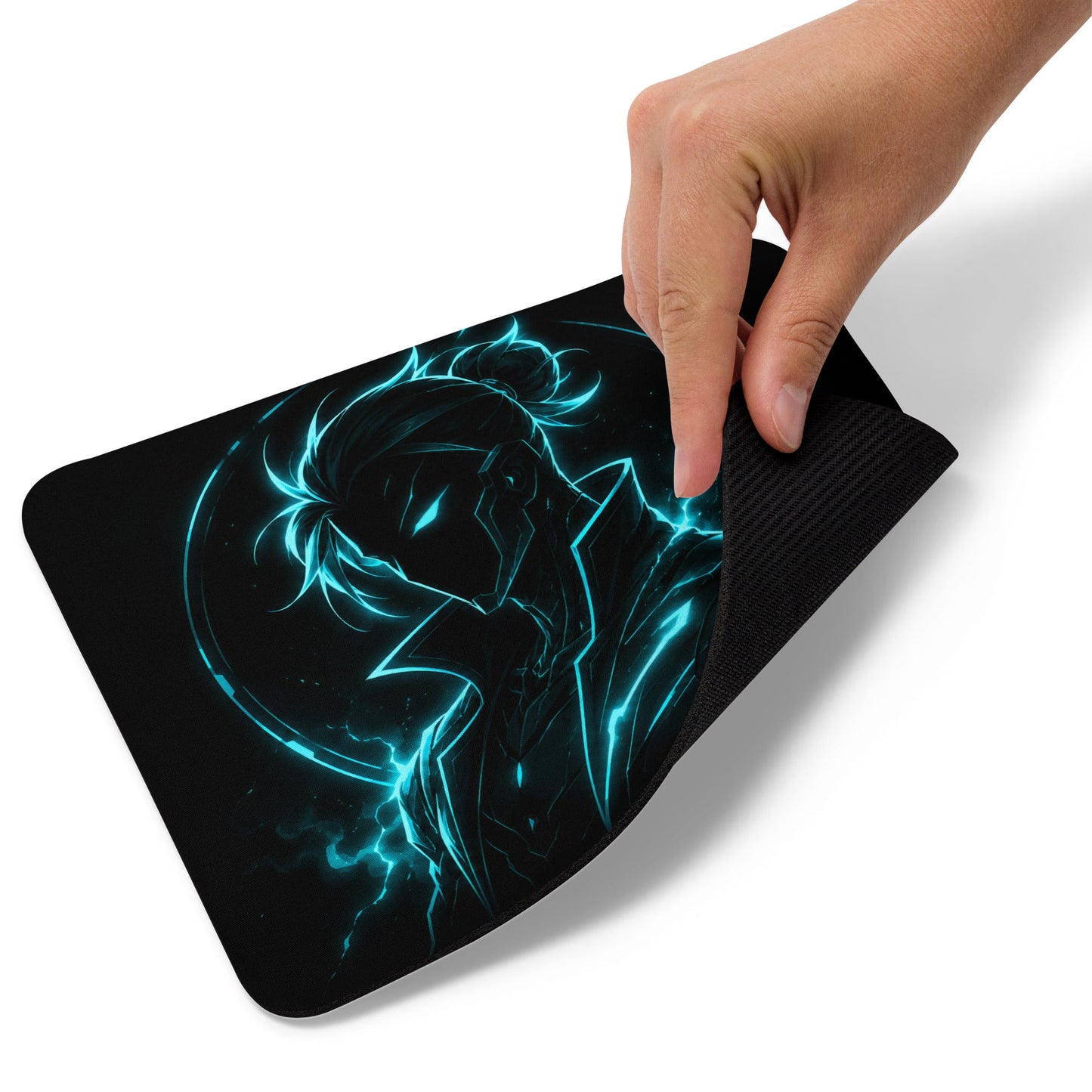 Cyan Phantom Mouse Pad flexible rubber base product mockup