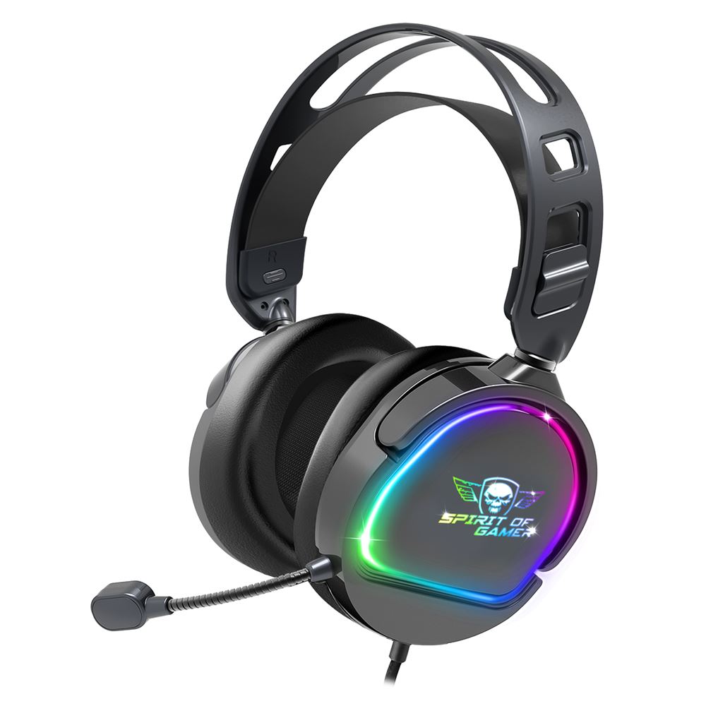 Spirit of Gamer Pro-H6 Wired Gaming Headset - Multi-Platform, Black